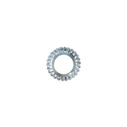 Countersunk Serrated Lock Washer - Metric - Spring Steel (325-425  HV10) - BZP (Zinc Plated) - External Teeth - DIN 6798 V thumbnail-0