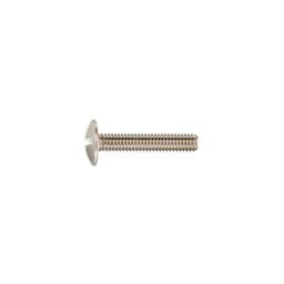 Machine Screw, Metric - Steel -  BZP - Grade 4.8 - Double Slotted Mushroom Head - NF E25 - 129 thumbnail-0