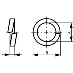 Helical Spring Lock Washers, Inch, Steel - ASME B18.21.1 thumbnail-1