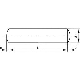 Parallel Pin, Metric - A4 Stainless Steel - (Dowel Pin) - DIN 6325 thumbnail-1