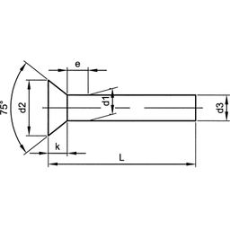 Rivets, Metric - A2 Stainless - Countersunk Head Rivet thumbnail-1