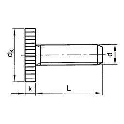 Thumb Screw, Metric - Nylon - Grade PA 6.6 - Knurled thumbnail-1