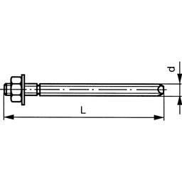 Chemical Fixing Rods, Metric - Steel - Hot Dip Galvanised thumbnail-1