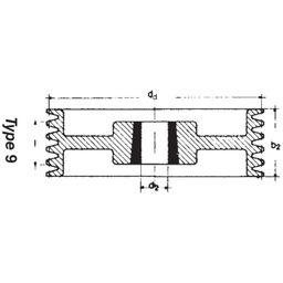 TBSPA - V-Grooved Pulleys - Taper Bore thumbnail-4