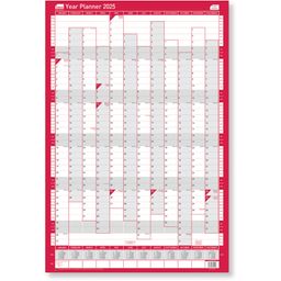 2025 Compact Year Planner, Landscape or Portrait thumbnail-1