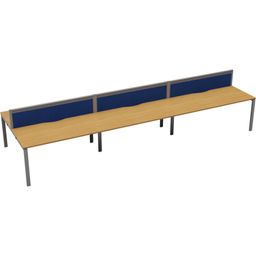 6 Person Double Bench Desks thumbnail-3