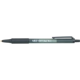 "Soft Feel" Retractable Ball Pen - Black thumbnail-0