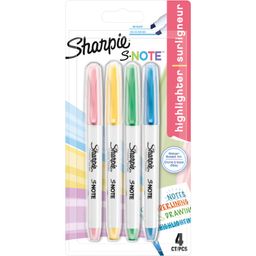 S-Note Chisel Tip Art Markers, Pastel Colours thumbnail-1