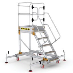 Extra Large Platform Safety Steps with Adjustable Stabilisers thumbnail-0