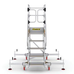 Extra Large Platform Safety Steps with Adjustable Stabilisers thumbnail-1