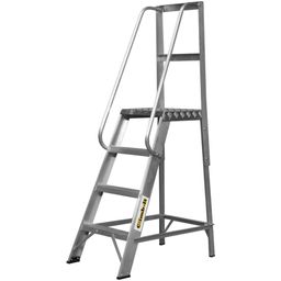 Aluminium Library Stepladders thumbnail-1