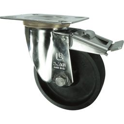 Stainless Steel High Temperature Castors - Thermoplastic Wheel - Plain Bore thumbnail-0