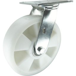 Medium to Heavy Duty Fabricated Steel Castors - Nylon Wheel - Roller Bearing thumbnail-1