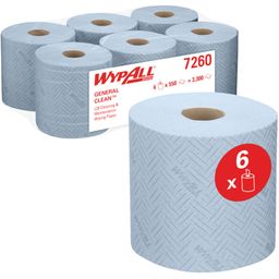 Wypall L20 Centrefeed Roll, Blue, Pack of 6 Rolls thumbnail-0