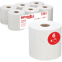 Wypall L20 Centrefeed Roll, Blue, Pack of 6 Rolls thumbnail-1