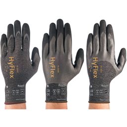 HyFlex® 11-937 Mechanical Protection Gloves, Black thumbnail-0