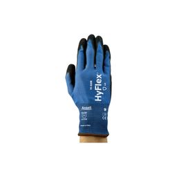 Cut Resistant Gloves, Nitrile Coated, Blue/Black thumbnail-0