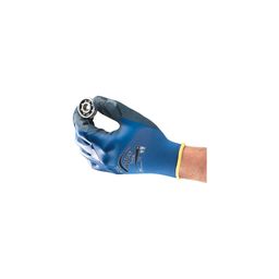 11-925 Hyflex Ripel Palm-side Coated Blue Gloves thumbnail-1