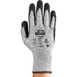 EDGE® 48-706 Cut Resistant Gloves, Grey & Black thumbnail-1