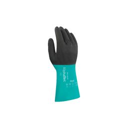 AlphaTec Black/Green Nitrile Gloves thumbnail-0