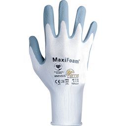 MaxiFoam® 34-800 Palm Coated Gloves, White & Grey thumbnail-1