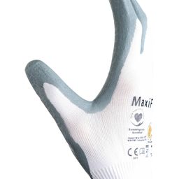 MaxiFoam® 34-800 Palm Coated Gloves, White & Grey thumbnail-2