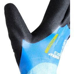 737 Tegera Palm-Side Coated Black/Blue Gloves thumbnail-2