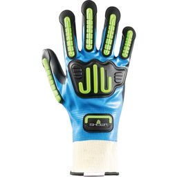 377-IP Impact Resistant Gloves, Nitrile Coated, Blue, Black & Green thumbnail-2