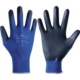 Nitrile Coated Grip Gloves, Black/Blue thumbnail-0