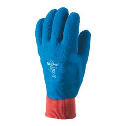 Latex Coated Gloves, Mechanical Hazard, Blue/Red thumbnail-0