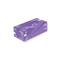 Disposable Glove, Purple Nitrile (Box-100) thumbnail-2