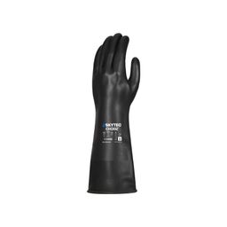 Unlined Natural Rubber Chemical Resistant Gloves - 450mm Long  thumbnail-0