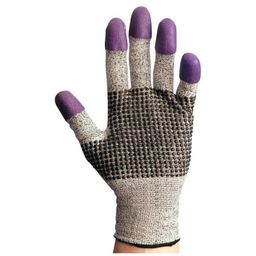 G60 Grey/Purple Cut Resistant Gloves thumbnail-1