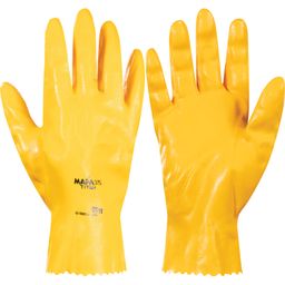 CAT II Titan™ Nitrile Coated Gloves, Mechanical Hazard, Yellow, Size 9 thumbnail-0