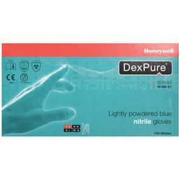 Disposable Gloves, Blue Nitrile, Chemical Resistant (Box-100) thumbnail-1