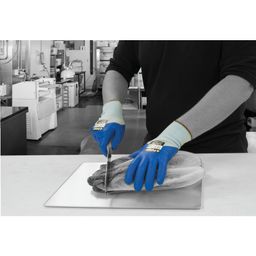 Cut Resistant Gloves, Nitrile Coated, Blue thumbnail-3