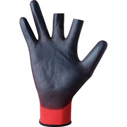 Matrix® Fingerless Fully Coated Black/Red Gloves thumbnail-1