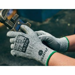 Cut Resistant Gloves, PU Palm Coated, Cut C, Grey thumbnail-1