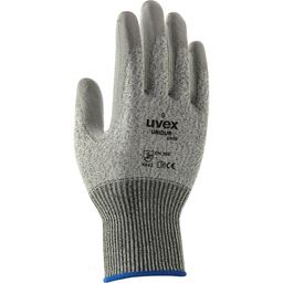 Cut Resistant Gloves, PU Coated, Grey/Black thumbnail-0