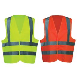 2 Band & Brace Hi-Vis Waistcoats, Yellow & Orange thumbnail-0