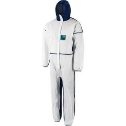 AlphaTec® Chemical Protection Coveralls, White, Hooded  thumbnail-0