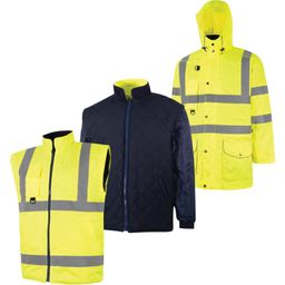 5-in-1 Reversible Hi-Vis Coats, 2 Band & Brace thumbnail-1