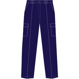 Ladies Cargo Trousers, Navy - T28 thumbnail-0