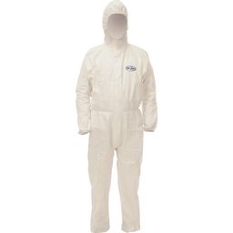 A40 Liquid & Particle Protection Hooded Coveralls, White thumbnail-0