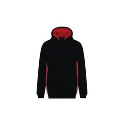 Silverswift Hooded Sweatshirts, With 2 Tone Colour, Black/Red thumbnail-0