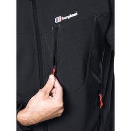 Men's Ghlas Black Softshell Jacket thumbnail-1