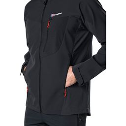 Men's Ghlas Black Softshell Jacket thumbnail-3