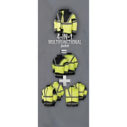 209A Skollfield 4-in-1 Hi-Vis Jackets thumbnail-1