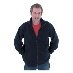 Heavy Duty Premium Navy Fleece Jackets thumbnail-0