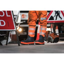 Hi-Vis Tall Wellington Safety Boots thumbnail-1